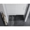 Mexen Apia posúvacie sprchové dvere 135 cm, pruhy, chrómová - 845-135-000-01-20