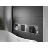 Mexen X-Wall-R polica do výklenku s golierom 30 x 20 cm, inox - 1910302010
