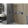 Mexen X-Wall-R polica do výklenku s golierom 30 x 20 cm, inox - 1910302010