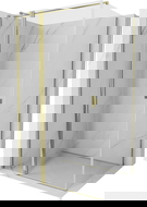 Mexen Mist T sprchovací kabína otváracia 70 x 85 cm, transparentná, zlatá - 8A4T-070-085-50-00