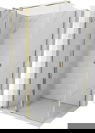 Mexen Mist T sprchová kabína s otváracími dverami 110 x 120 cm, transparentná, zlatá - 8A4T-110-120-50-00