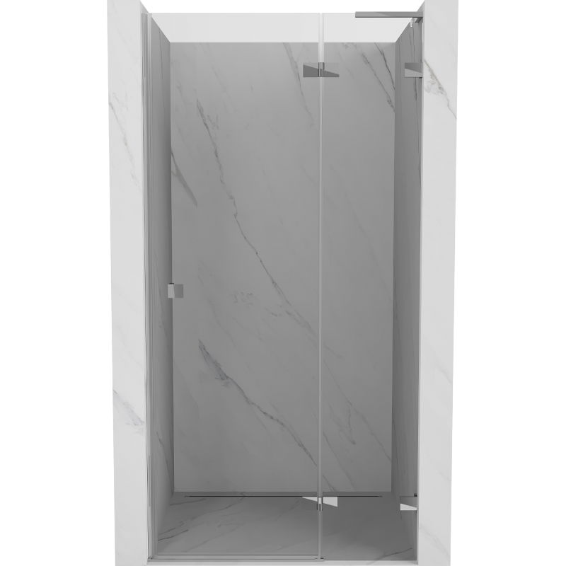 Mexen Lunar L sprchové dvere výklopné pravé 80 cm, transparentné, chróm - 834L-080-000-01-00-P
