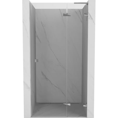 Mexen Lunar L sprchové dvere otváracie pravé 90 cm, priehľadné, chróm - 834L-090-000-01-00-P