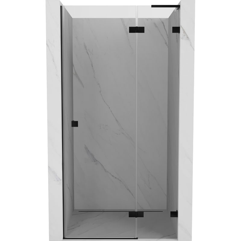 Mexen Lunar L sprchové dvere otváracie pravé 100 cm, transparentné, čierne - 834L-100-000-70-00-P