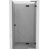 Mexen Lunar L sprchové dvere otváracie pravé 100 cm, transparentné, čierne - 834L-100-000-70-00-P