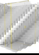 Mexen Mist T sprchový kút 110 x 85 cm, priehľadný, zlatý brúsený - 8A4T-110-085-55-00