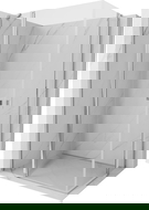 Mexen Mist Duo výklopná sprchová kabína 95 x 80 cm, priehľadná, chróm - 8A4-095-080-01-00