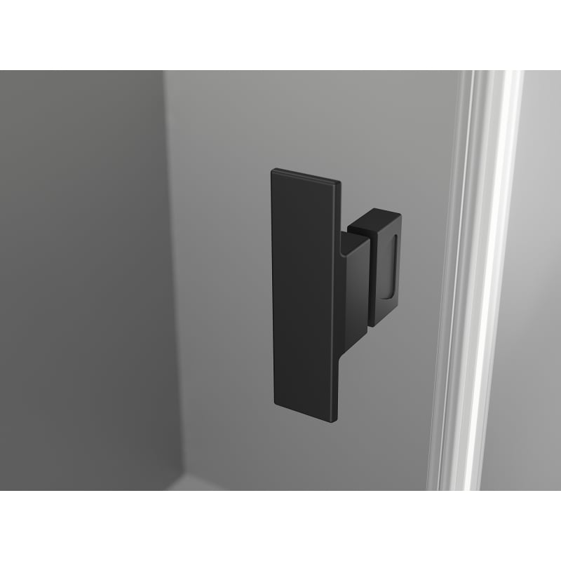 Mexen Mist T sprchová kabína pántová ľavá 85 x 70 cm, čierny rám, čierna - 8A4T-085-070-70-70-L