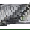 Mexen Apia sprchová kabína, posuvné dvere 120 x 80 cm, transparentnéné, chrómová + závesný bidet Rio - 840-120-080-01-00-4510