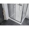 Mexen Apia sprchová kabína, posuvné dvere 120 x 90 cm, transparentnéné, chrómová + závesný bidet Rio - 840-120-090-01-00-4510