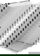 Mexen Mist T sprchová kabína s otočnými dverami 75 x 110 cm, transparentná, čierna - 8A4T-075-110-70-00