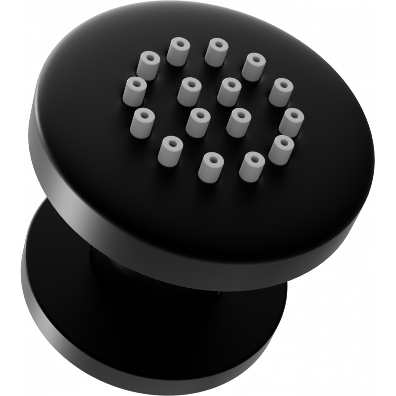 Mexen bočná nástenná tryska, čierna - 79361-70