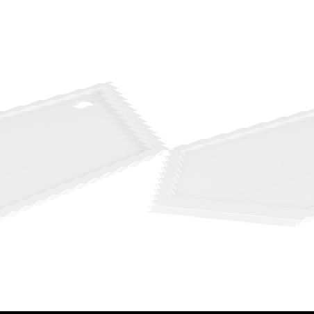 Mexen Flow päťuholníkový sprchový kút slim pravý 100 x 80 cm, biely lesk - 46P108010R