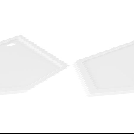 Mexen Flow sprchová vanička päťuholníková slim ľavá 100 x 90 cm, biely lesk - 46P109010L
