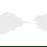 Mexen Flow polkruhový asymetrický slim ľavý 90 x 80 cm, biely lesk - 46Q108090L
