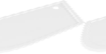 Mexen Flow polkruhový asymetrický slim pravý 90 x 80 cm, biely lesk - 46Q108090R