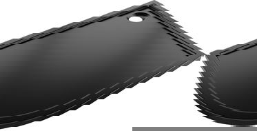 Mexen Flow polkruhový asymetrický slim pravý 90 x 80 cm, čierny matný - 46Q708090R