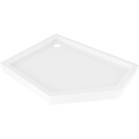 Mexen Flow+ päťuholníková sprchová vanička ľavá 100 x 90 cm, biely lesk - 46P109010LH