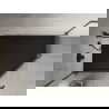 Mexen Flow+ päťuholníkový sprchový kút ľavý 90 x 80 cm, čierny matný - 46P708090LH