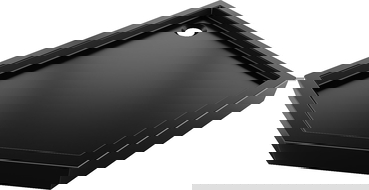 Mexen Flow+ päťstranný sprchovací kút pravý 90 x 80 cm, čierny mat - 46P708090RH