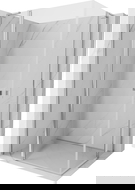 Mexen Mist L Duo sprchová kabína s otváraním 115 x 110 cm, transparentná, chróm - 8A4L-115-110-01-00