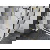 Mexen Apia sprchový kút posuvný 130 x 80 cm, transparentný, zlatý + sprchová vanička Flat, biela- 840-130-080-50-00-4010G