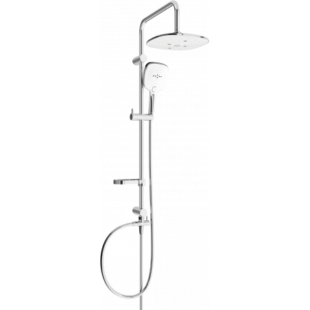 Mexen X17 sprchový stĺp, chróm/biela - 798171791-02