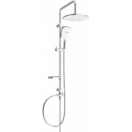 Mexen X17 sprchový stĺp, chrómová/biela - 798171791-02