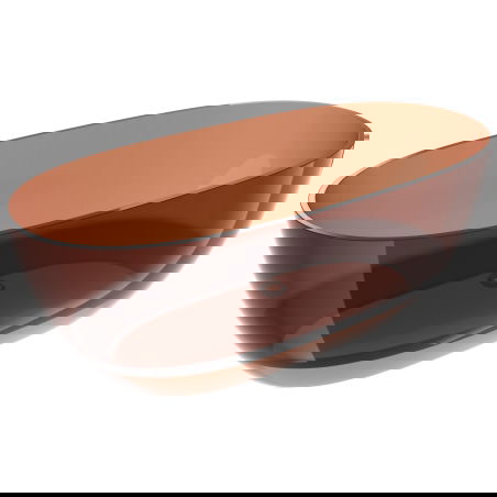 Mexen Pure cherry voľne stojaca vaňa transparentná 170 x 80 cm, chrómová zátka - 58071708009