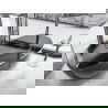 Mexen Pure Black voľne stojaca transparentná vaňa 170 x 80 cm, chrómová zátka - 58071708013