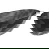 Mexen Orax čierna voľne stojaca priehľadná vaňa 170 x 80 cm, chrómový uzáver - 58081708013