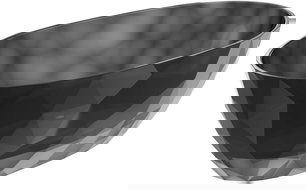 Mexen Orax čierna voľne stojaca vaňa transparentná 170 x 80 cm, chrómová zátka - 58081708013