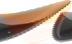 Mexen Vea earth wanna voľne stojaca transparentná 180 x 80 cm, chrómová zátka - 58091808005