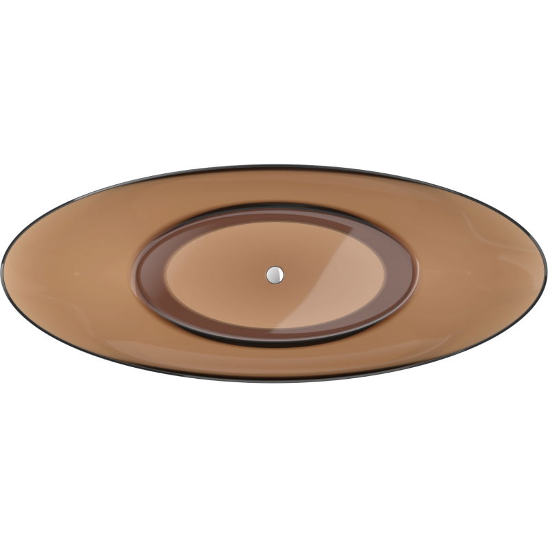 Mexen Vea earth wanna voľne stojaca transparentná 180 x 80 cm, chrómová zátka - 58091808005