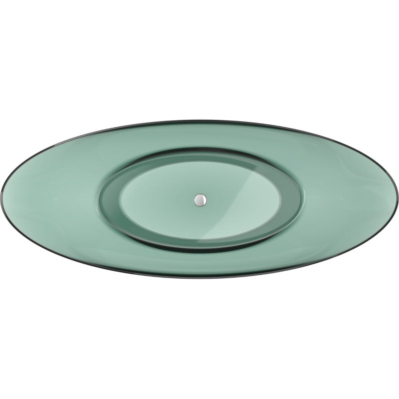 Mexen Vea teal wanna voľne stojaca transparentná 180 x 80 cm, zátka chróm - 58091808011