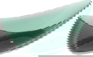 Mexen Vea teal wanna voľne stojaca transparentná 180 x 80 cm, zátka chróm - 58091808011