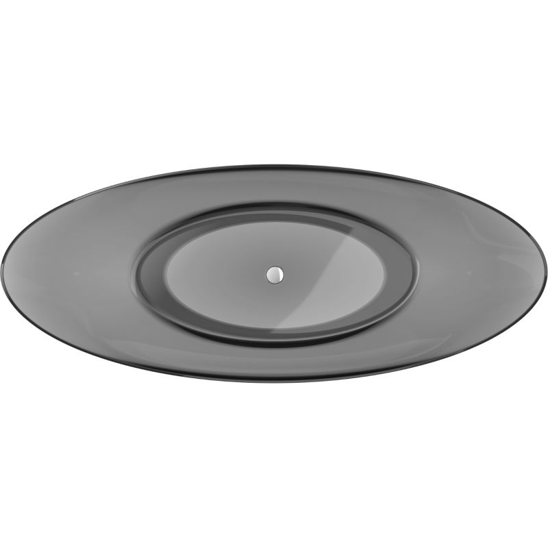 Mexen Vea čierna voľne stojaca priehľadná vaňa 180 x 80 cm, chrómový uzáver - 58091808013