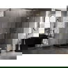 Mexen Lunar L Päťuholníkový sprchový kút, pravostranný, 90 x 100 cm, transparentný, zlatý kartáčovaný - 831L-090P-100L-55-00-P