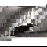 Mexen Lunar L Päťuholníkový sprchový kút, pravostranný, 90 x 100 cm, transparentný, zlatý kartáčovaný - 831L-090P-100L-55-00-P