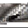 Mexen Lunar L Päťuholníkový sprchový kút, pravostranný, 90 x 100 cm, transparentný, zlatý kartáčovaný - 831L-090P-100L-55-00-P