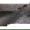 Mexen Lunar L päťuholníkový sprchový kút výklopný ľavý 80 x 100 cm, transparentný, brúsená meď - 831L-080L-100P-65-00-L