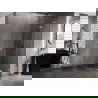 Mexen Lunar L päťuholníkový sprchový kút otvárací pravý 80 x 100 cm, transparentný, brúsená meď - 831L-080P-100L-65-00-P