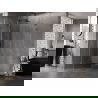 Mexen Lunar L, päťuholníková sprchová kabína sklopná ľavá 80x90 cm, transparentná, brúsená gun gray - 831L-080L-090P-66-00-L