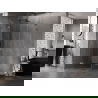 Mexen Lunar L, päťuholníková sprchová kabína sklopná ľavá 80x90 cm, transparentná, brúsená gun gray - 831L-080L-090P-66-00-L
