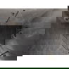 Mexen Lunar päťuholníková sprchová kabína výkyvná pravá 80 x 100 cm, transparentná, brúsená gun gray - 831-080P-100L-66-00-P
