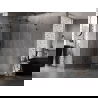 Mexen Lunar L päťuholníková sprchová kabína pántová ľavá 90 x 100 cm, priehľadná, čierna - 831L-090L-100P-70-00-L