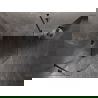 Mexen Lunar päťuholníková sprchová kabína s ľavým otváraním 90 x 100 cm, transparentná, čierna - 831-090L-100P-70-00-L
