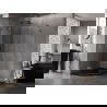 Mexen Lunar L päťuholníková sprchová kabína s ľavým výkyvom 80 x 90 cm, transparentná, gun metal - 831L-080L-090P-95-00-L