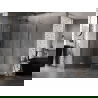 Mexen Lunar päťuholníková sprchová kabína otváracia ľavá 80 x 100 cm, transparentná, gun metal - 831-080L-100P-95-00-L