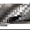 Mexen Lunar päťuholníková sprchová kabína otváracia pravá 80 x 100 cm, transparentná, gun metal - 831-080P-100L-95-00-P